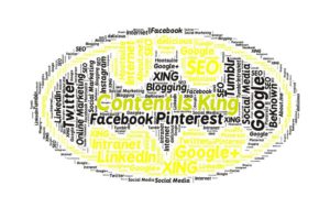 Content is king in batman shaped writing