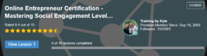 online entrepreneur certification level 4