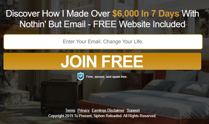 what is 5iphon about - landing opt in page