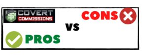 what is covert commissions about - pros and cons