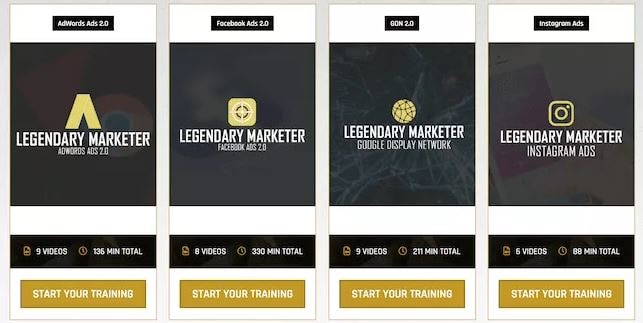 whats inside legendary marketer traffic university