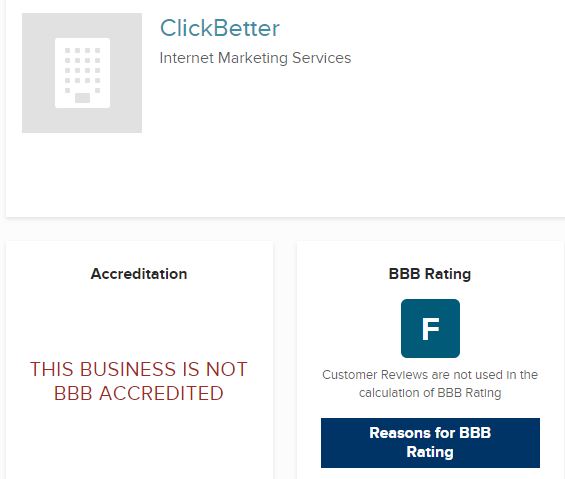 clickbetter bbb rating