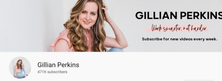 gillian perkins startup society review youtube channel