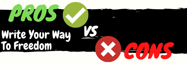 write your way to freedom review pros vs cons