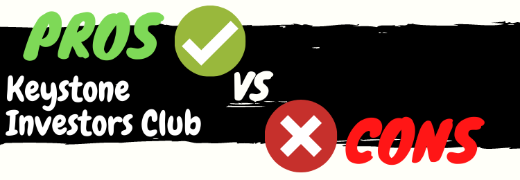 Keystone Investors Club review pros vs cons