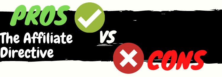 The Affiliate Directive review pros vs cons
