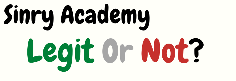 sinry academy review legit or not