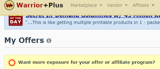 warrior plus advertise