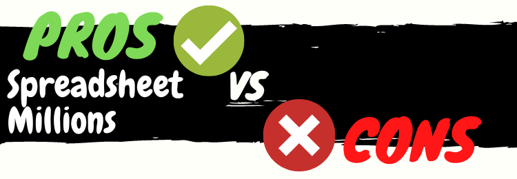 Spreadsheet Millions review pros vs cons