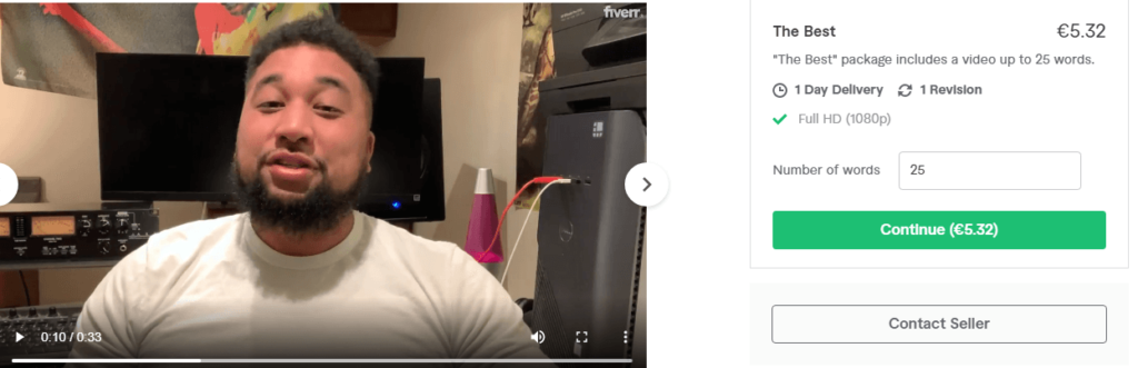 Spokesperson on Fiverr