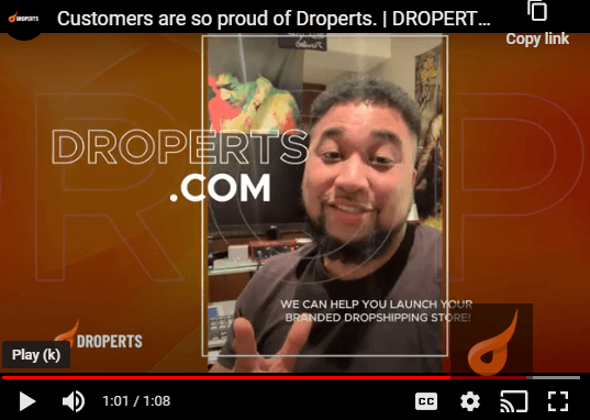 droperts fake testimonial