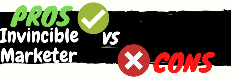 Invincible Marketer review pros vs cons