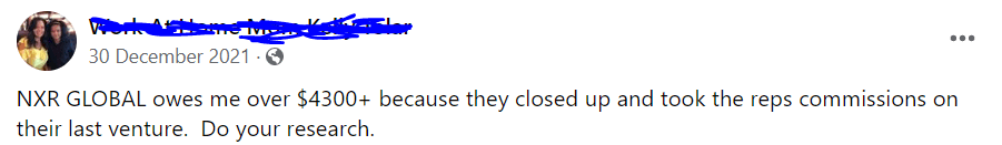 proof of scam