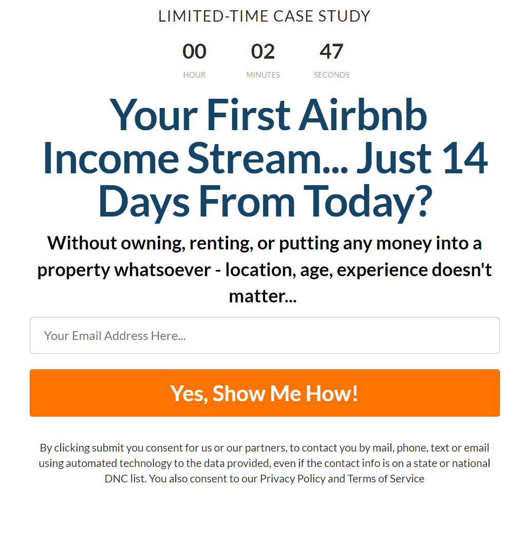 BNB Success Academy optin page